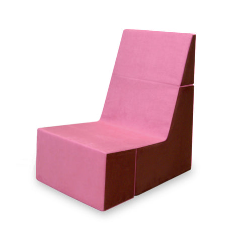Cubit Chair in Pink/Burgundy