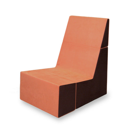 Cubit Chair in Tangerine/Java
